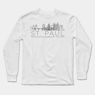 St. Paul Minimal Skyline Long Sleeve T-Shirt